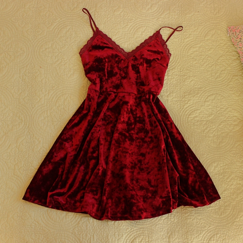 Forever21 Velvet Mini Dress